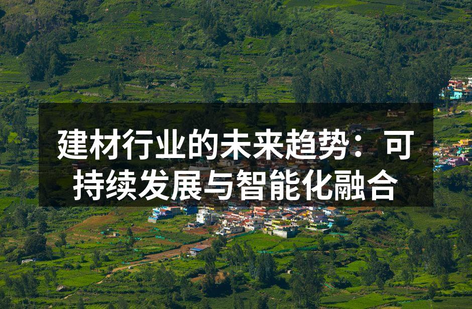 建材行业的未来趋势:可持续发展与智能化融合